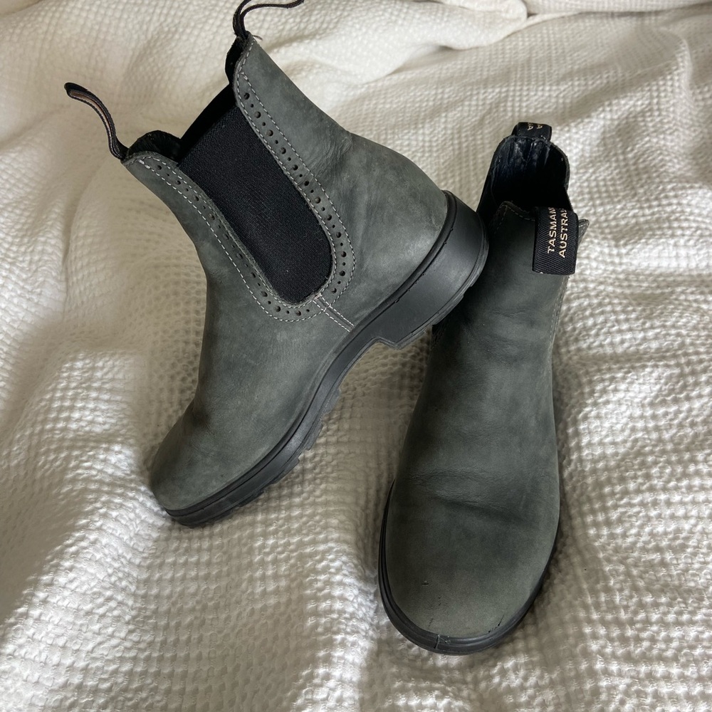 Rustic Grey Hightop Blundstone Boots (Originals #1630